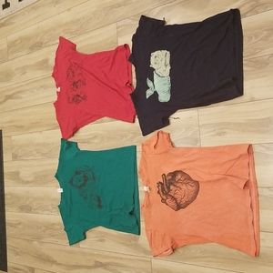 4 Medium Graphic Tees - $12 for all